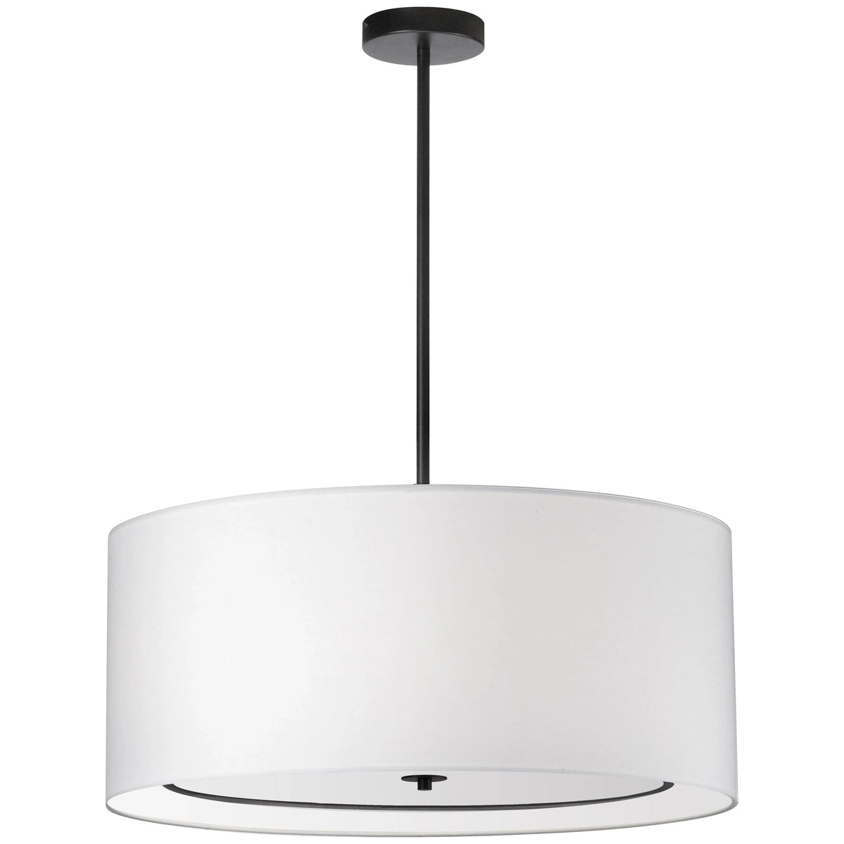 Dainolite - Porscha Pendant - POR-304P-MB-WH | Montreal Lighting & Hardware