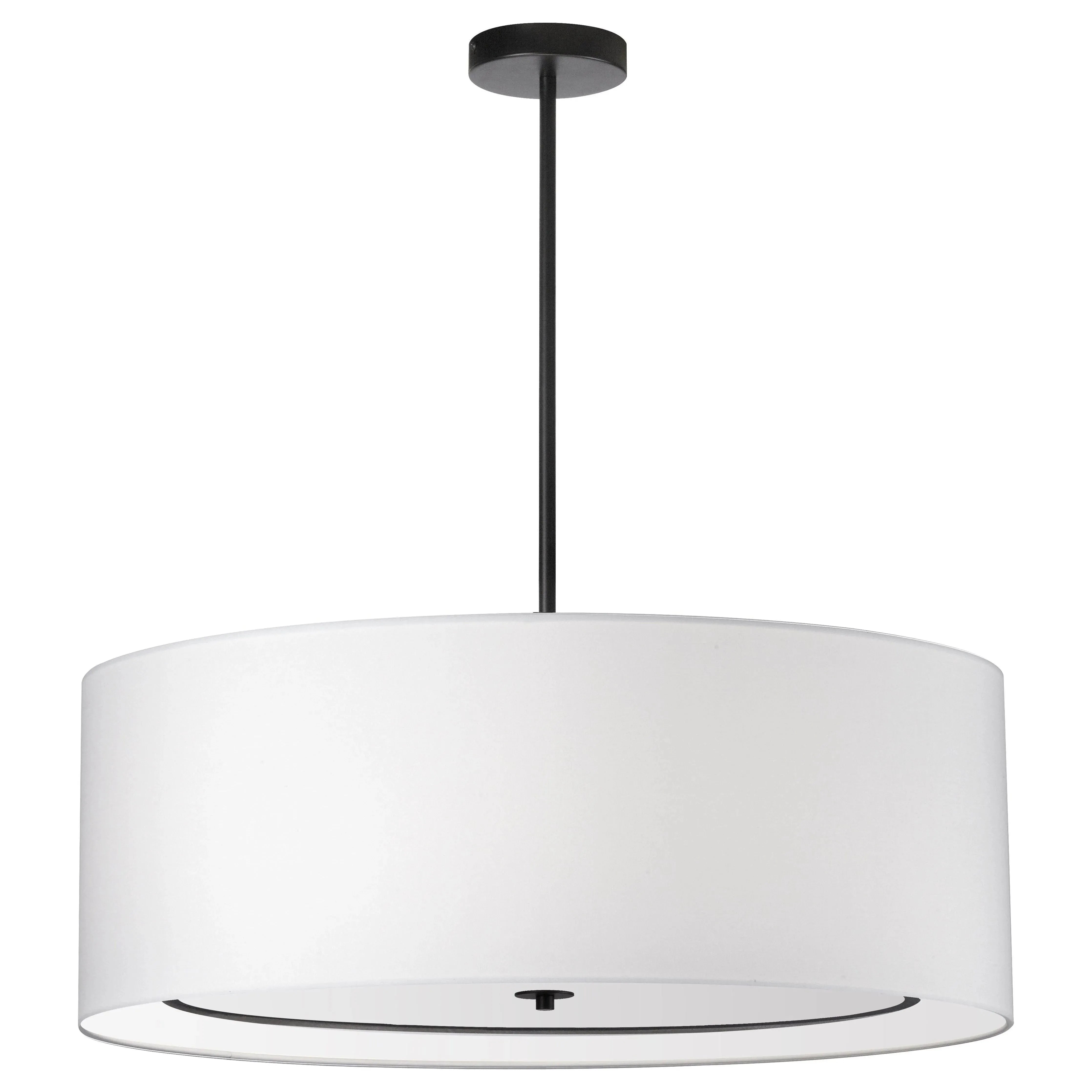 Dainolite - Porscha Pendant - POR-344P-MB-WH | Montreal Lighting & Hardware