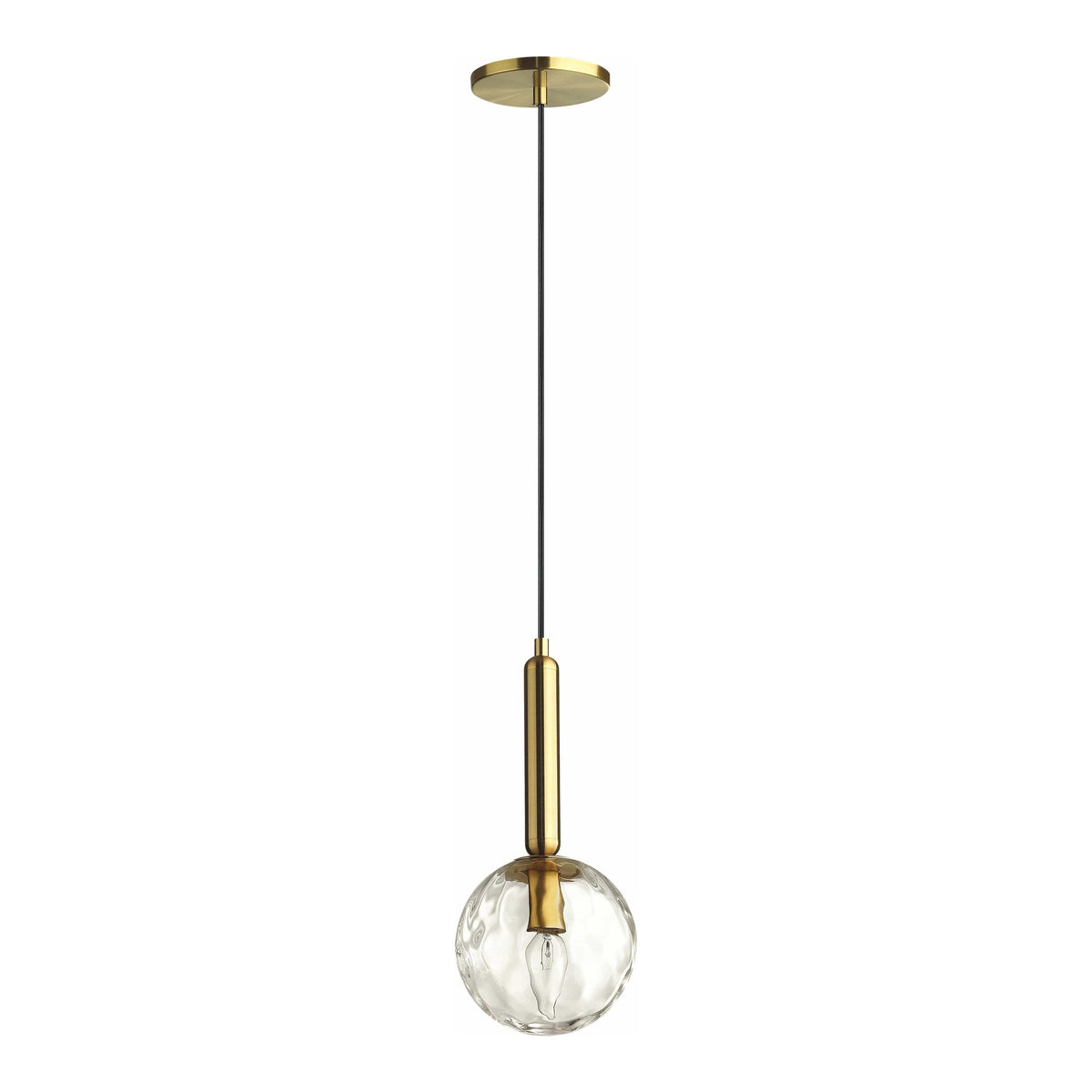 Dainolite - Tara Pendant - TAR-61P-AGB-CL | Montreal Lighting & Hardware