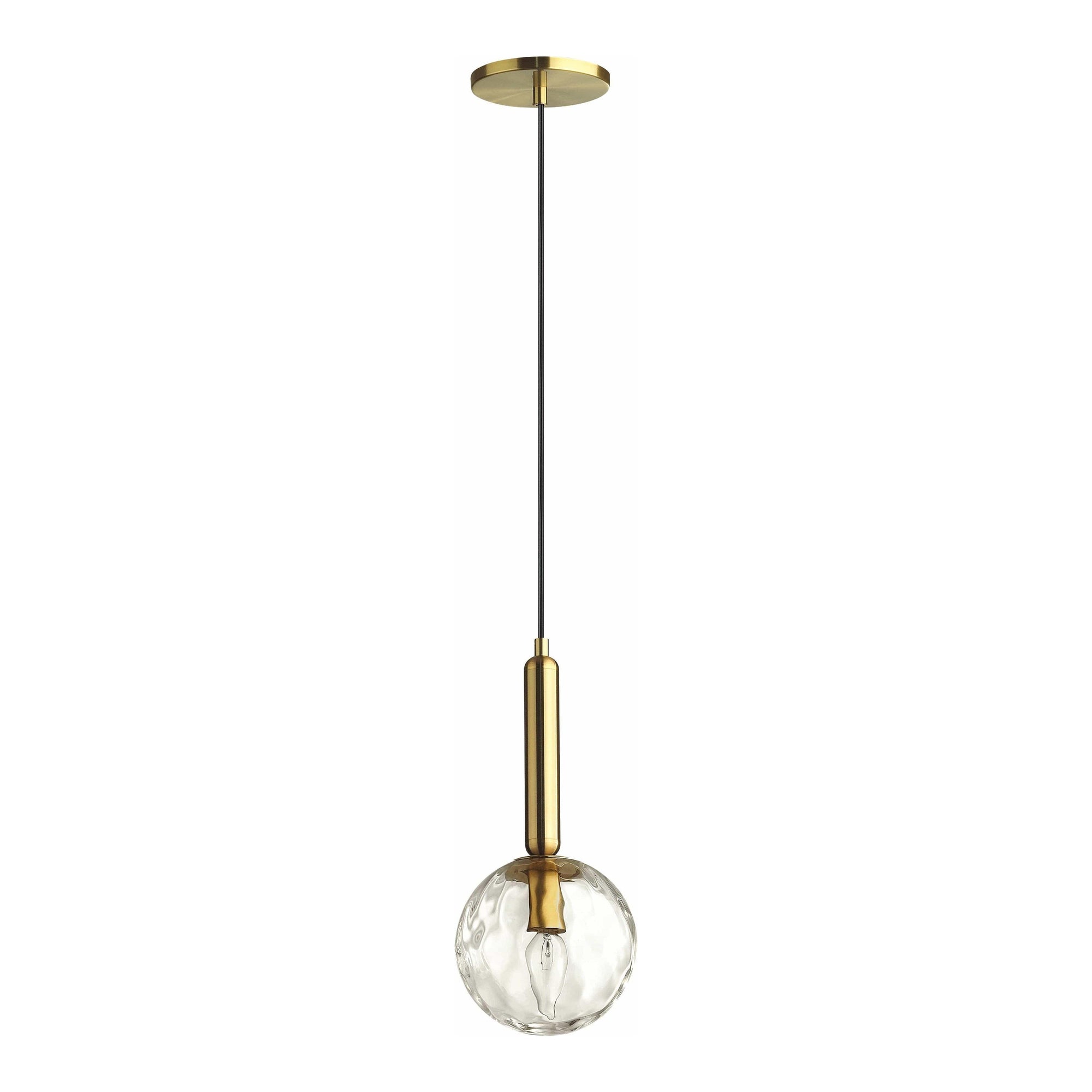 Dainolite - Tara Pendant - TAR-61P-AGB-CL | Montreal Lighting & Hardware