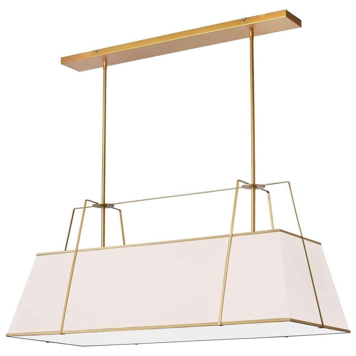 Dainolite - Trapezoid Chandelier - TRA-444HC-GLD-CRM | Montreal Lighting & Hardware