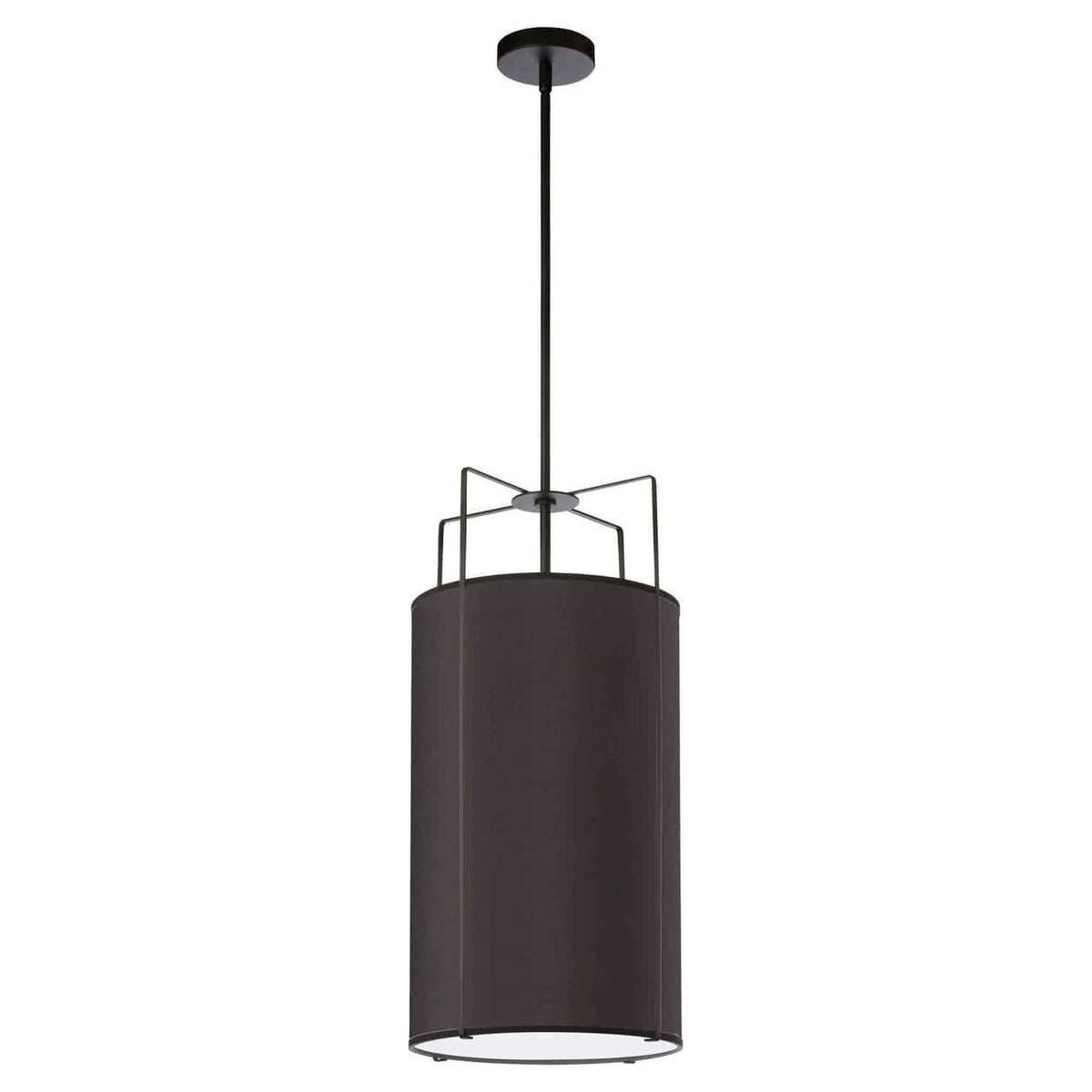Dainolite - Trapezoid-Narrow-Pendant - TRA-124P-BK | Montreal Lighting & Hardware