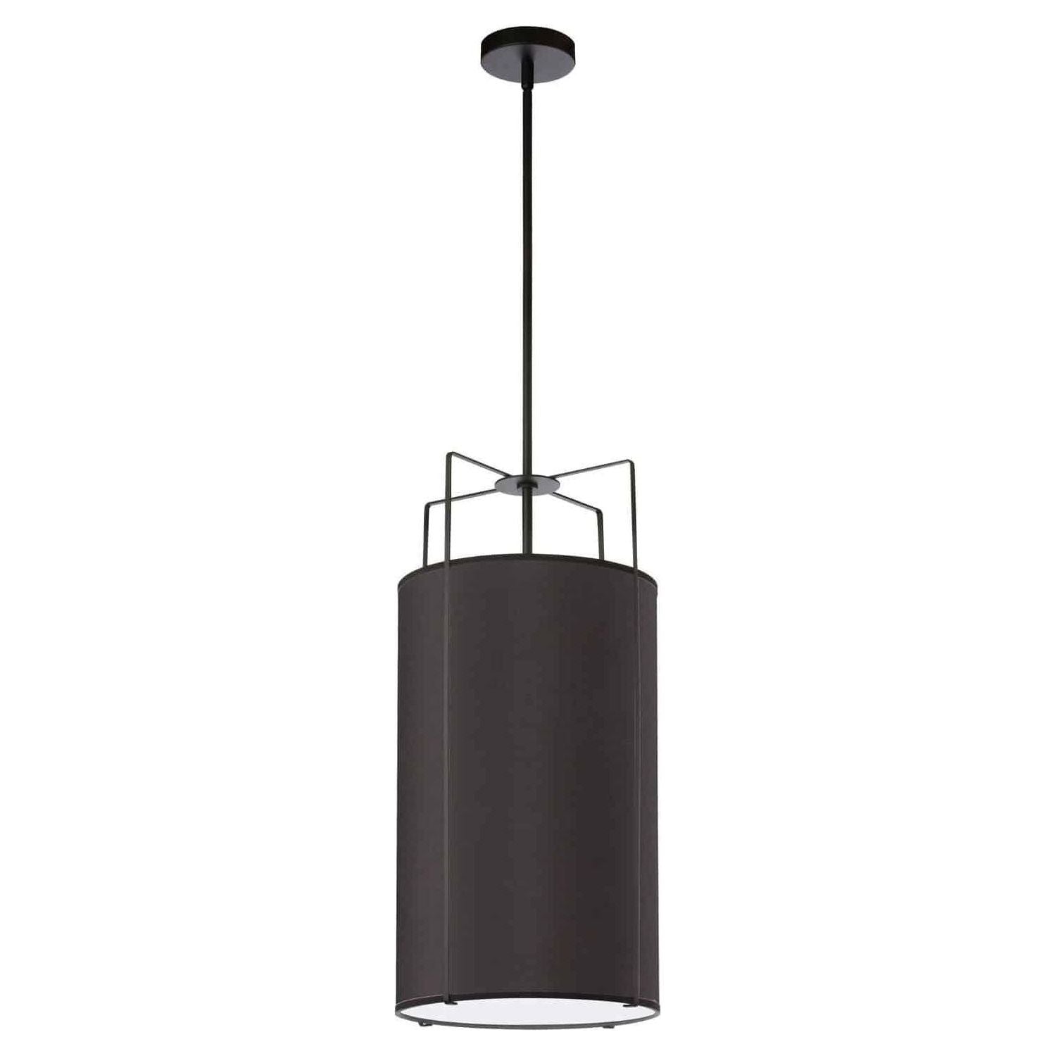 Dainolite - Trapezoid-Narrow-Pendant - TRA-124P-BK | Montreal Lighting & Hardware