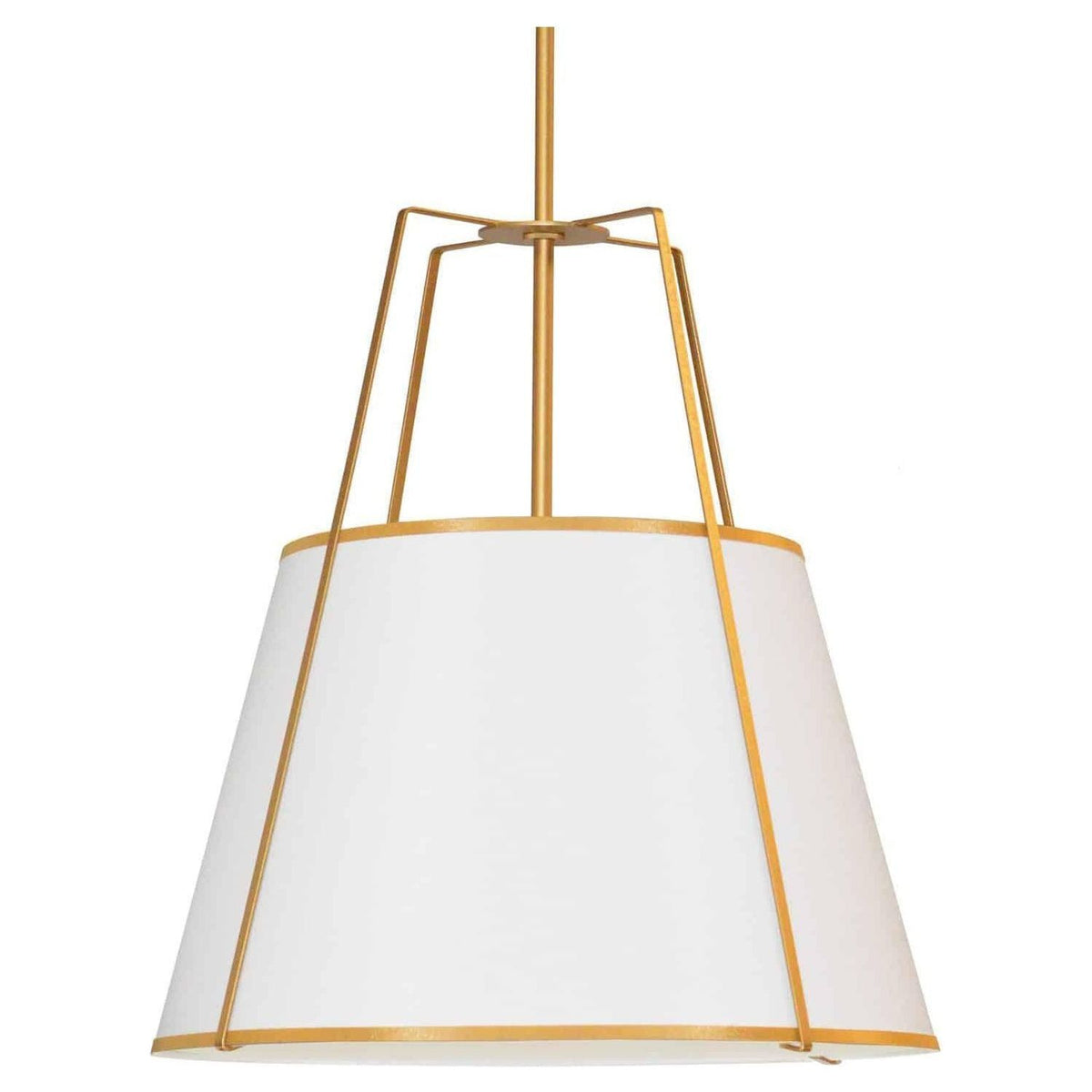 Dainolite - Trapezoid-Pendant - TRA-304P-GLD-WH | Montreal Lighting & Hardware
