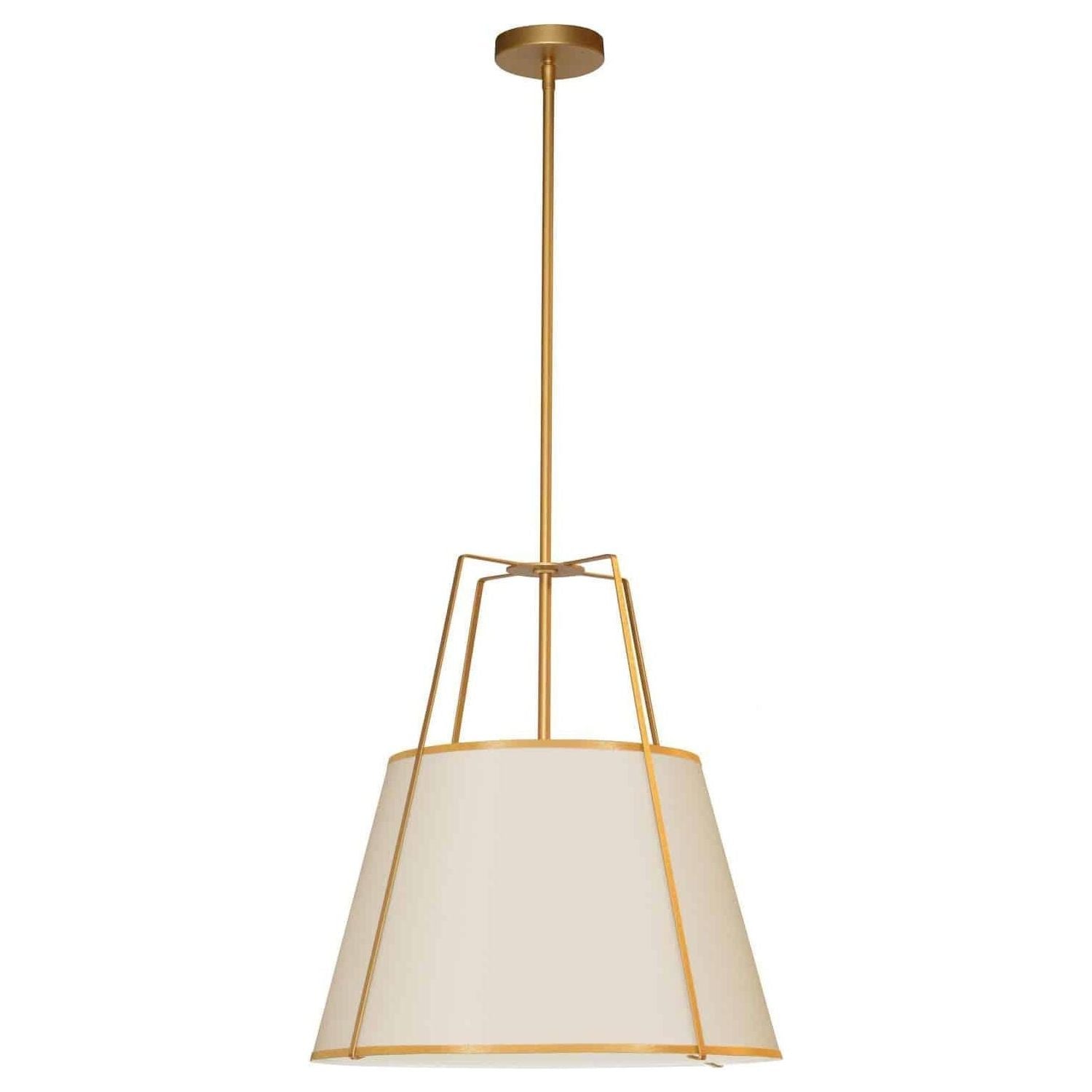 Dainolite - Trapezoid-Pendant - TRA-331P-GLD-CRM | Montreal Lighting & Hardware