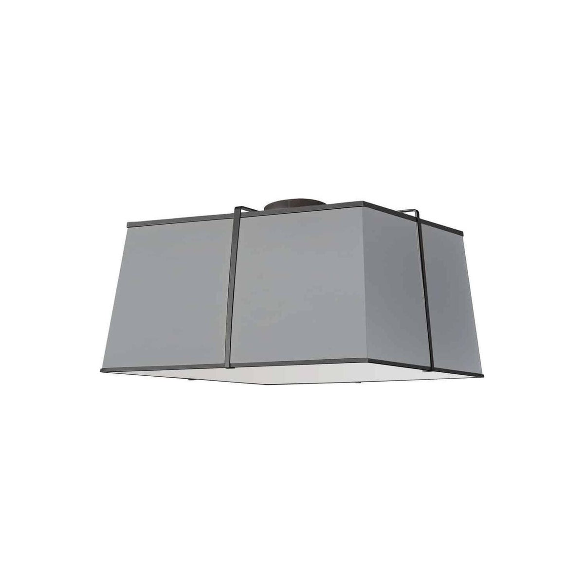 Dainolite - Trapezoid Square Flush Mount - TRA-163FH-BK-GRY | Montreal Lighting & Hardware