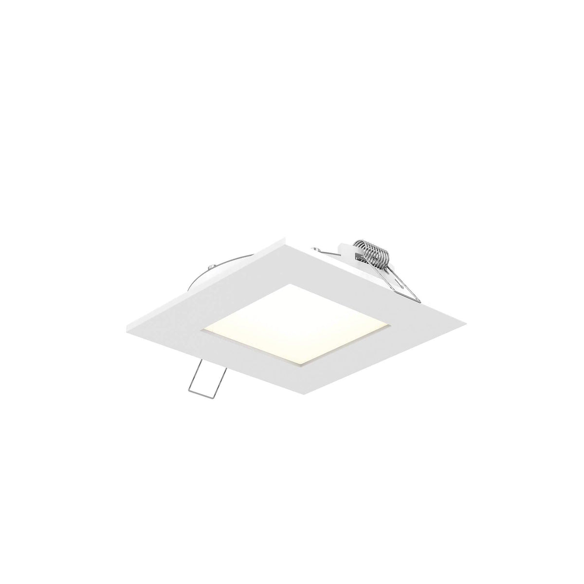 Dals Lighting - 5000 Series 4 Inch Square CCT LED Recessed Panel Light - 5004SQ-CC-WH | Montreal Lighting & Hardware