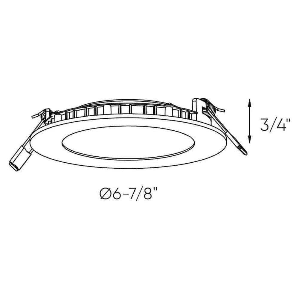 Dals Lighting - 6" DCPro Smart Panel - DCP-PNL6WH | Montreal Lighting & Hardware