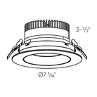 DALS Lighting - GBR 6" Regressed Gimbal Downlight - GBR06-CC-BK | Montreal Lighting & Hardware