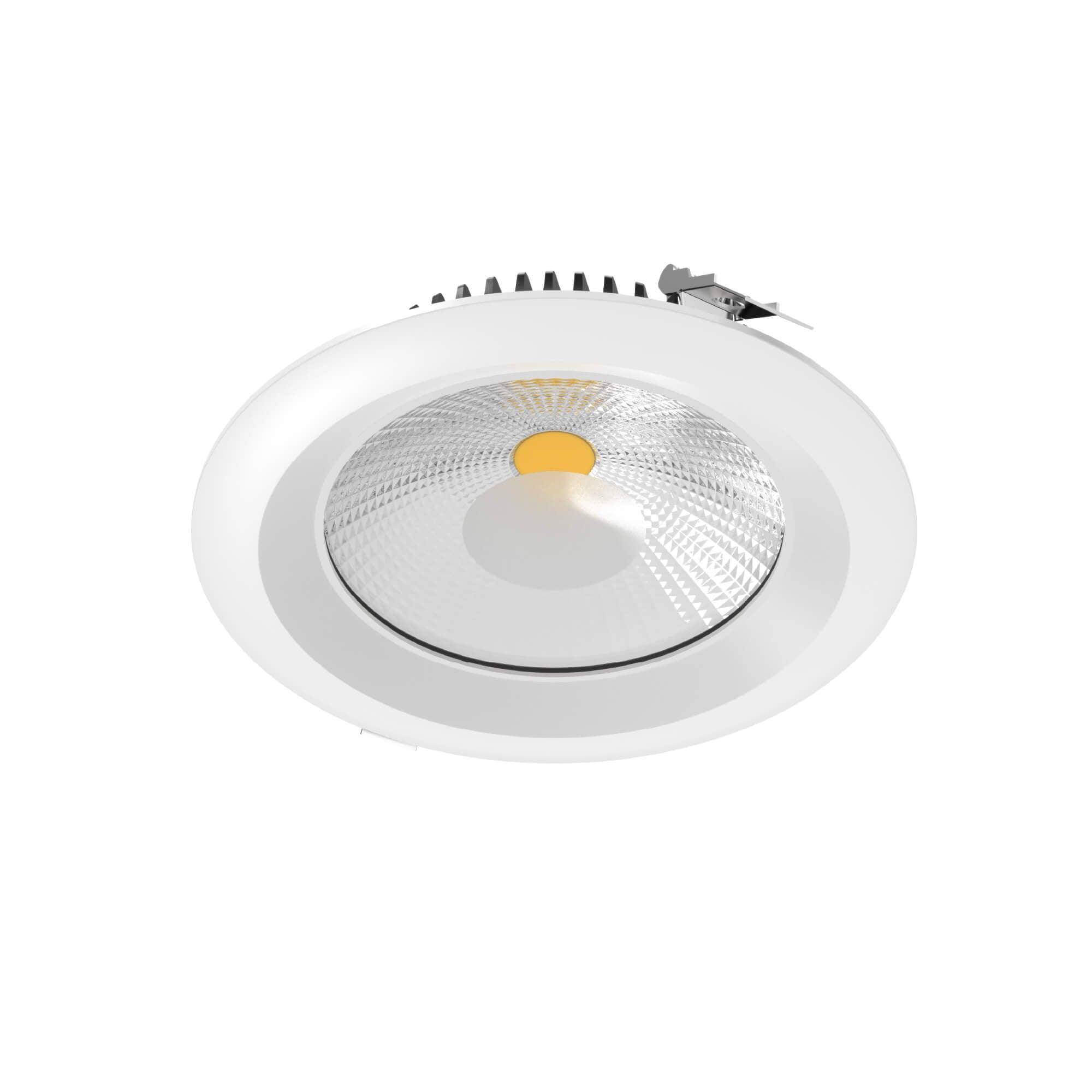 Dals Lighting - HPD 8 Inch High Powered LED Commercial Down Light - HPD8-CC-V-WH | Montreal Lighting & Hardware