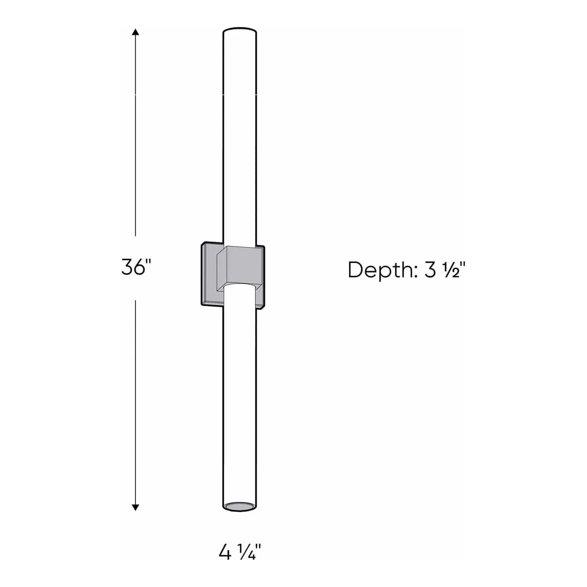 DALS Lighting - LEDVAN002 Vanity Light - LEDVAN002-CC-12CH | Montreal Lighting & Hardware