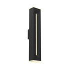 DALS Lighting - LWJ LED Vertical Wall Sconce - LWJ24-CC-BK | Montreal Lighting & Hardware