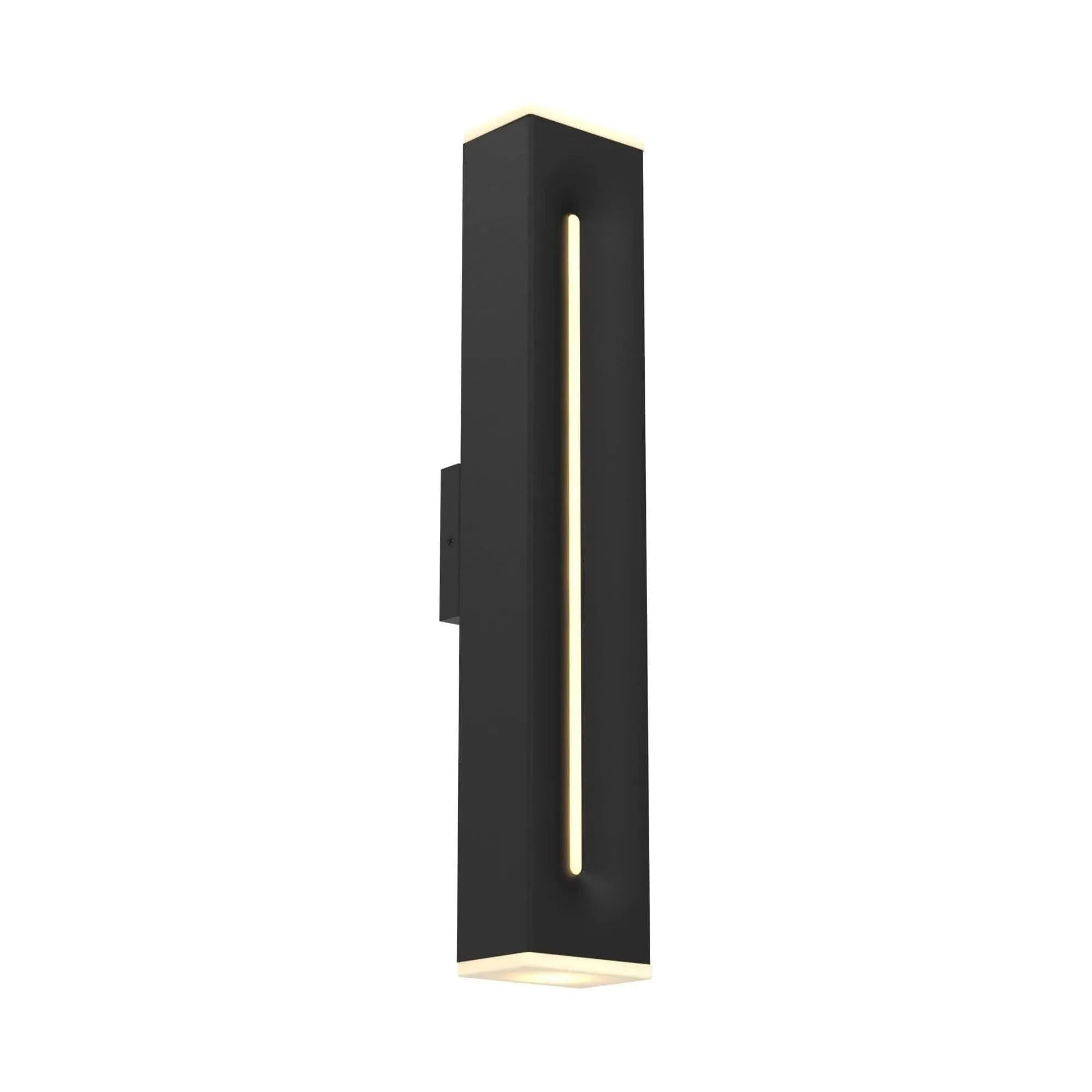 DALS Lighting - LWJ LED Vertical Wall Sconce - LWJ24-CC-BK | Montreal Lighting & Hardware