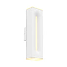 DALS Lighting - LWJ Rectangular CCT Dual Wall Light - LWJ16-CC-BK | Montreal Lighting & Hardware