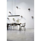 DALS Lighting - SPD Slim Linear LED Pendant Light - SPD48-3K-BK | Montreal Lighting & Hardware