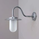 Davey Lighting - Exterior Bracket Light, 100W, Swan Neck 7677 - US-DP7677/GA/100F/S | Montreal Lighting & Hardware