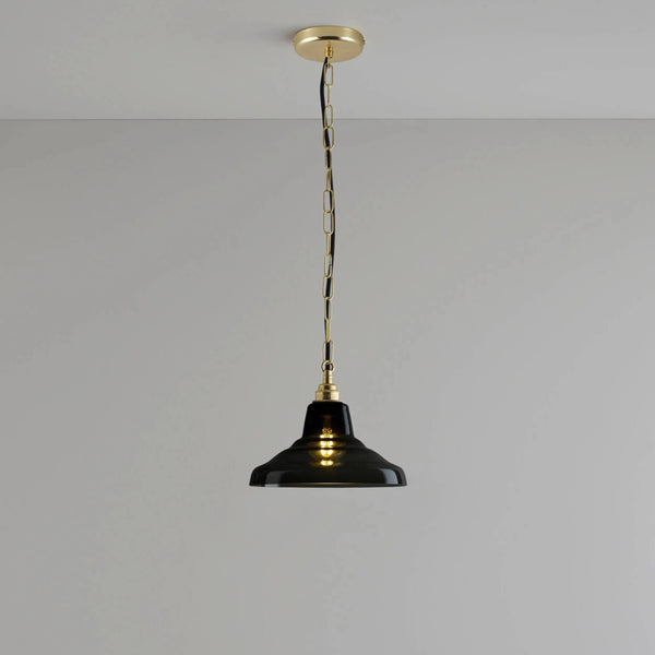 Glass School Pendant Light