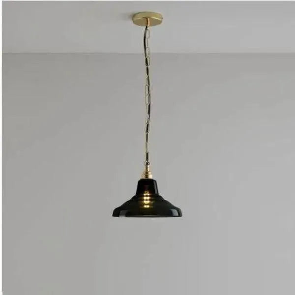 Davey Lighting - Glass School Pendant Light - US-DP8200/S/AN/BR | Montreal Lighting & Hardware