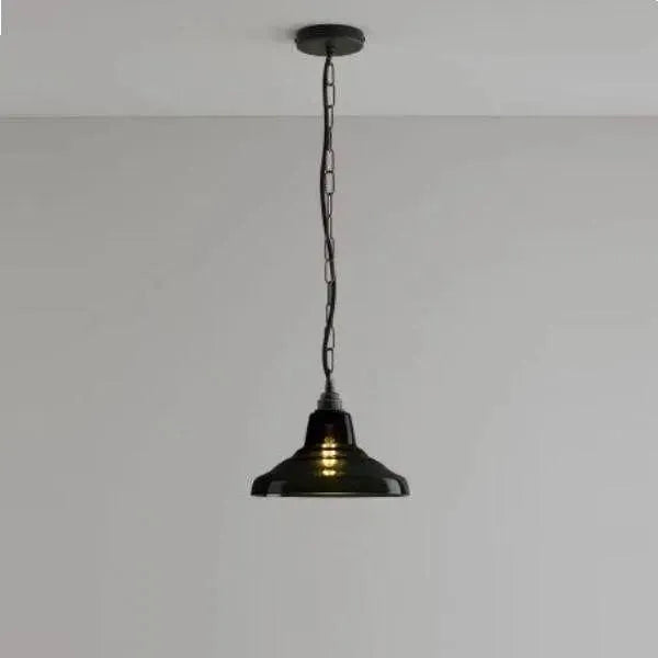 Davey Lighting - Glass School Pendant Light - US-DP8200/S/AN/BR | Montreal Lighting & Hardware