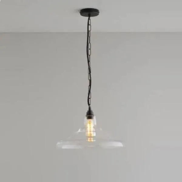 Davey Lighting - Glass School Pendant Light - US-DP8200/S/AN/BR | Montreal Lighting & Hardware