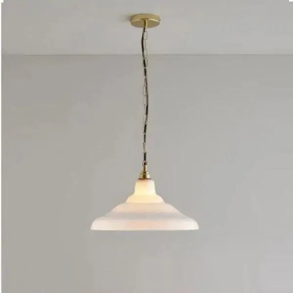 Davey Lighting - Glass School Pendant Light - US-DP8200/S/AN/BR | Montreal Lighting & Hardware