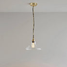 Davey Lighting - Glass School Pendant Light - US-DP8200/S/CL/BR | Montreal Lighting & Hardware