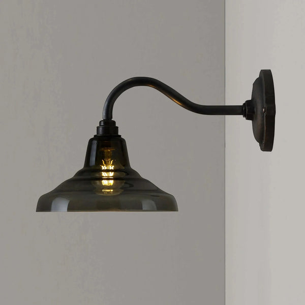 Glass School Wall Light