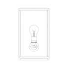 Davey Lighting - Medium Box Wall Light 7642 (Externally Glazed) - US-DP7642/BR/WE/FR | Montreal Lighting & Hardware