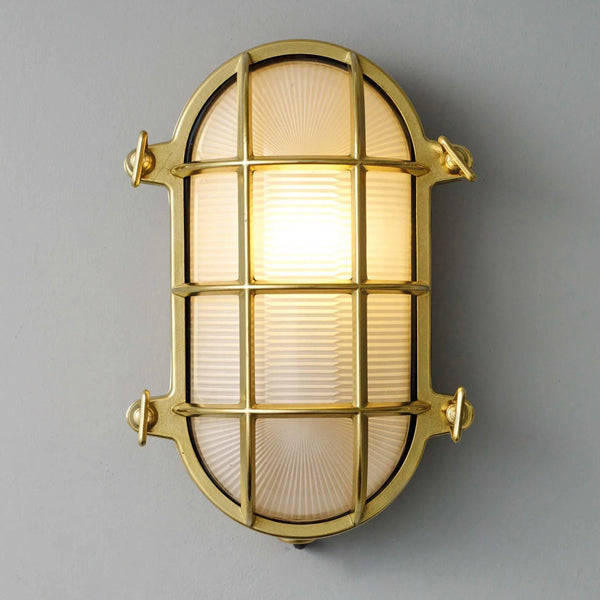 Oval Brass Bulkhead 7035