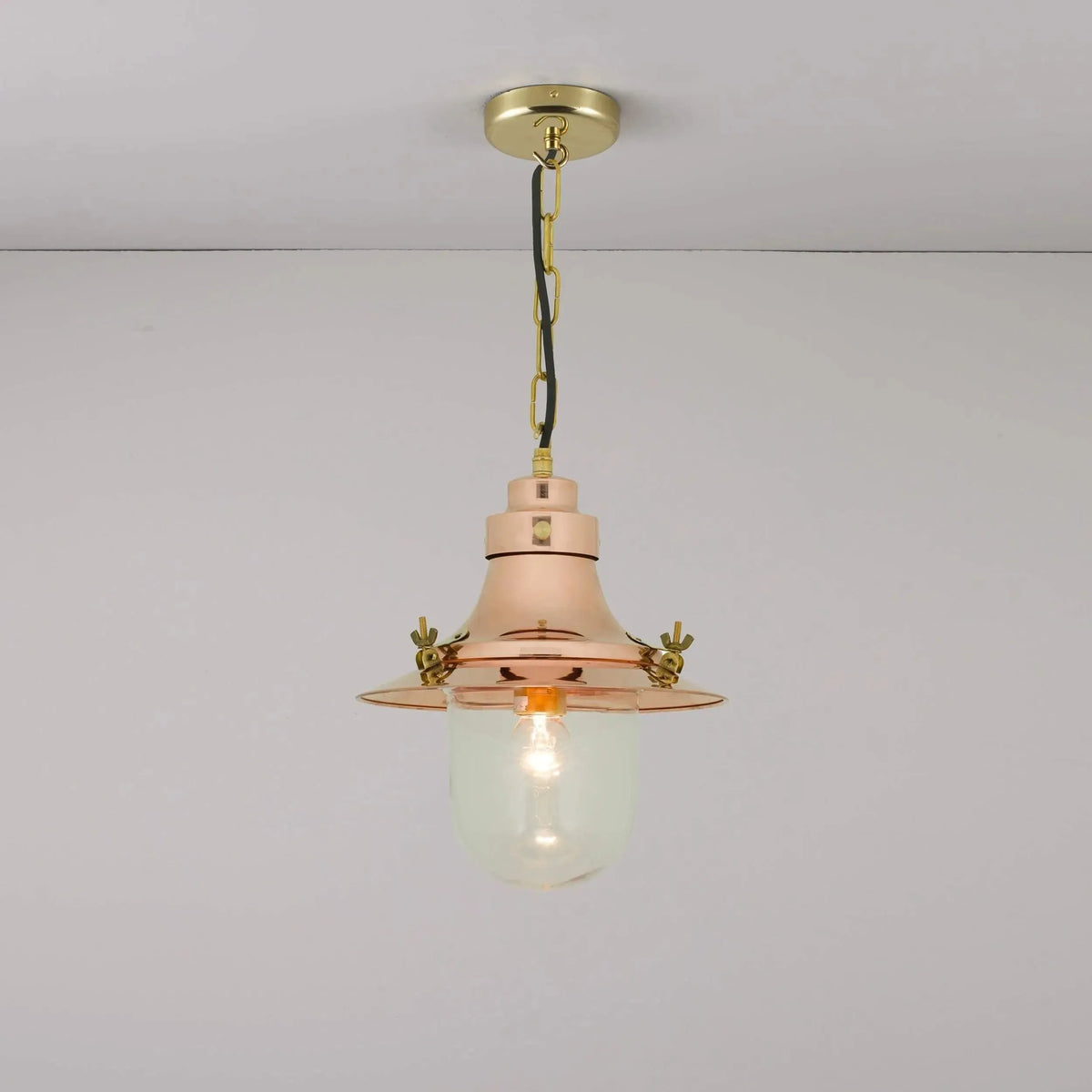 Davey Lighting - Ship's Small Decklight Pendant 7125 - US-DP7125/CO/CL | Montreal Lighting & Hardware