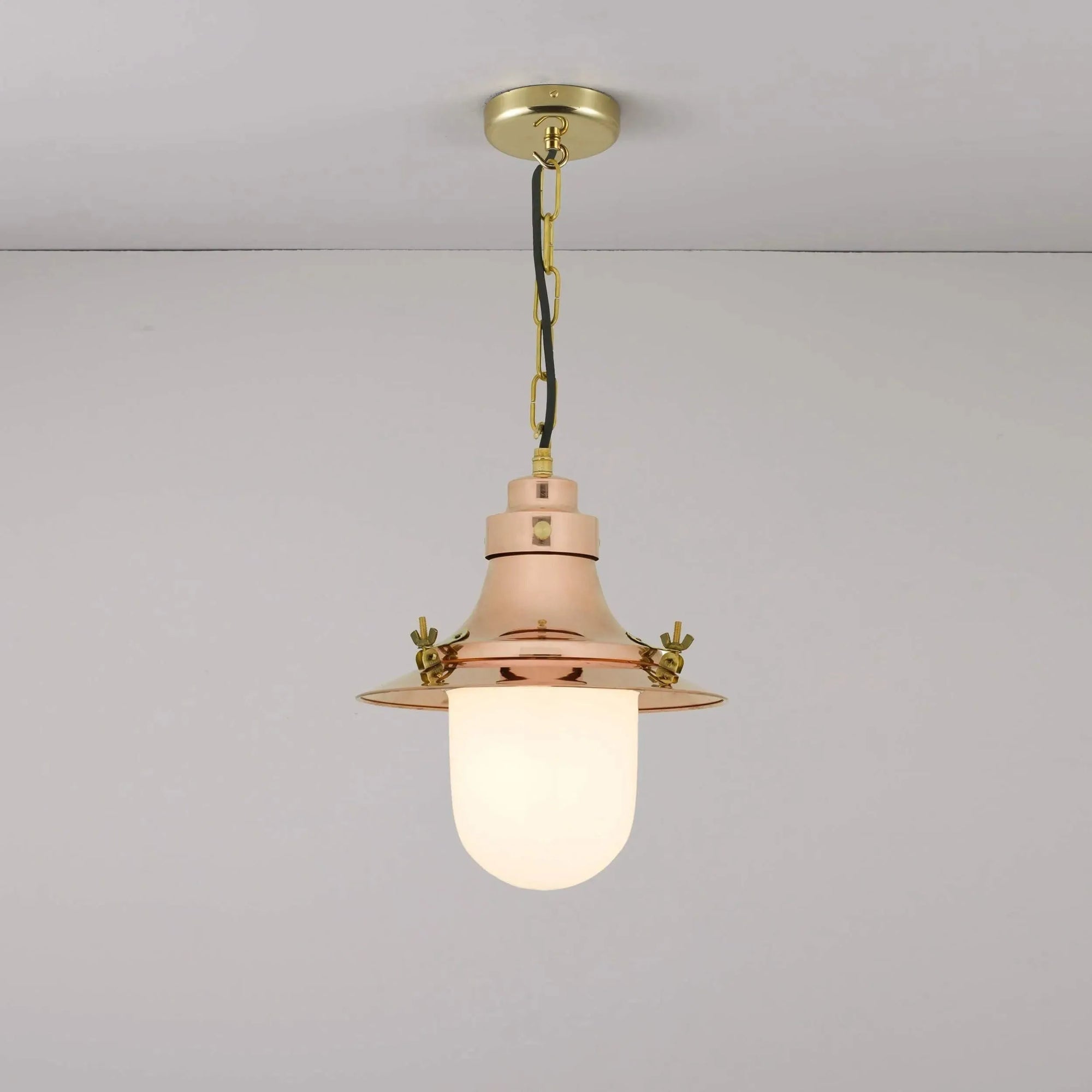 Davey Lighting - Ship's Small Decklight Pendant 7125 - US-DP7125/CO/CL | Montreal Lighting & Hardware