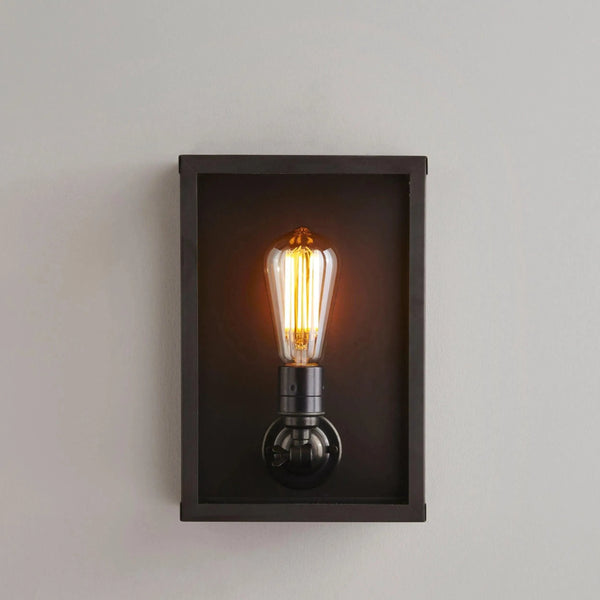 Small Box Wall Light 7644 (Internally Glazed)