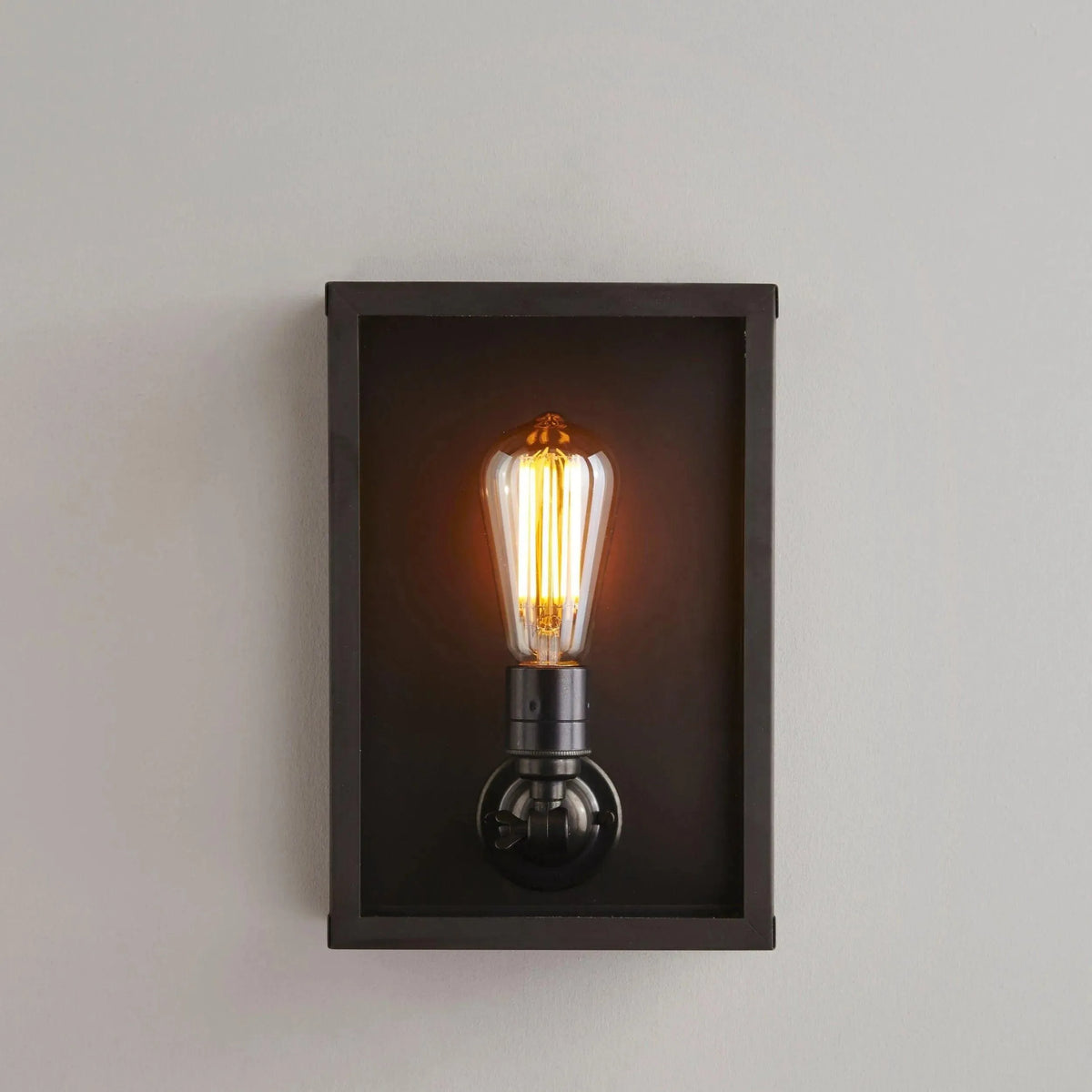 Davey Lighting - Small Box Wall Light 7644 (Internally Glazed) - US-DP7644/BR/WE/CL | Montreal Lighting & Hardware