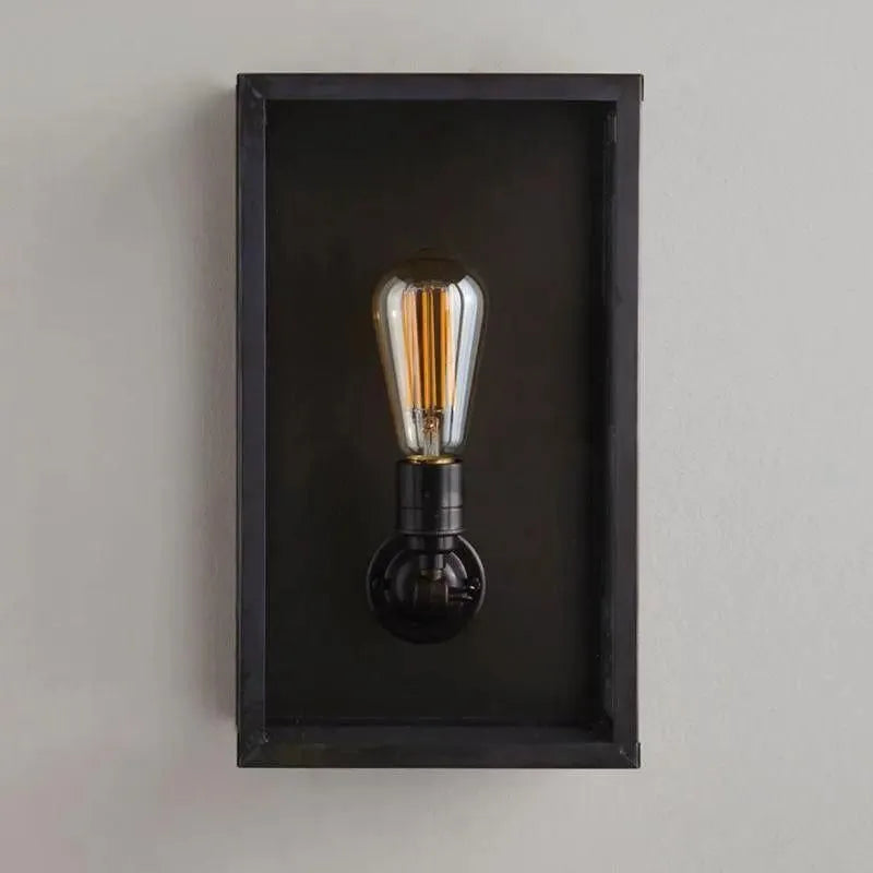 Davey Lighting - Small Box Wall Light 7644 (Internally Glazed) - US-DP7644/BR/WE/CL | Montreal Lighting & Hardware
