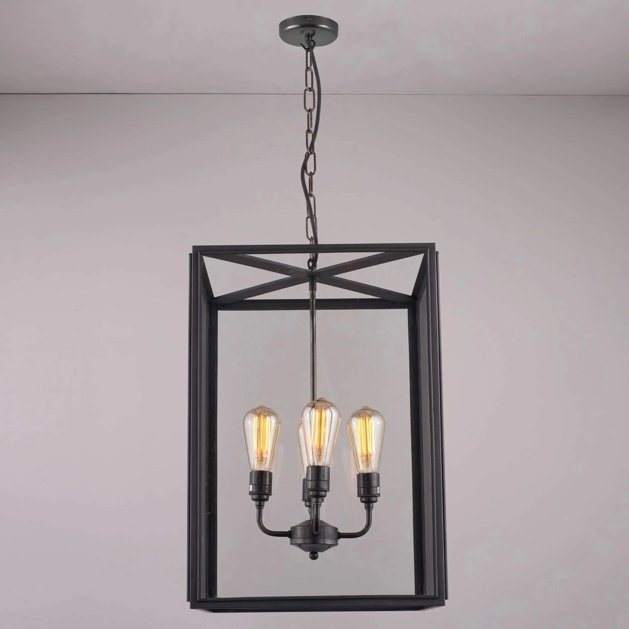 Davey Lighting - Square Pendant 7639 - US-DP7639/20/BR/WE/CL | Montreal Lighting & Hardware