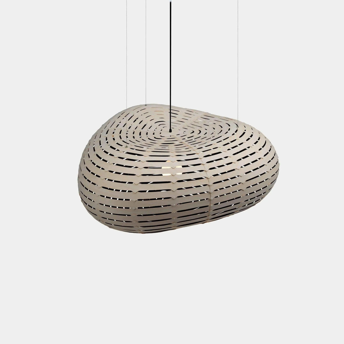 David Trubridge - Cloud Suspension - CLO-LARG-BLK-BLK | Montreal Lighting & Hardware