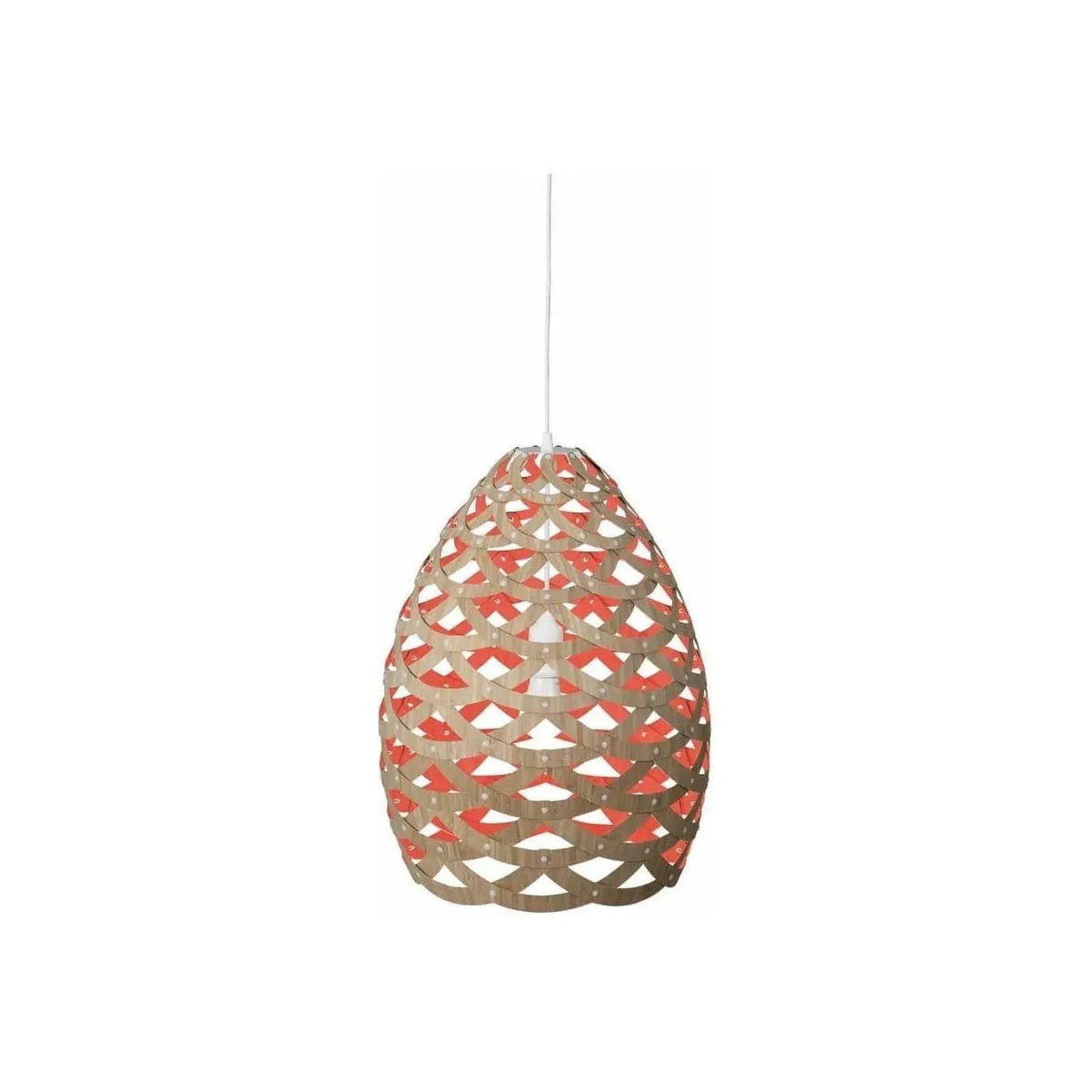 David Trubridge - Tui 500 Pendant - TUI-SMAL-BMB-RED-ASM-PAK | Montreal Lighting & Hardware