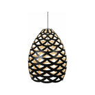 David Trubridge - Tui 900 Pendant - TUI-LARG-BLK-BMB-ASM-PAK | Montreal Lighting & Hardware