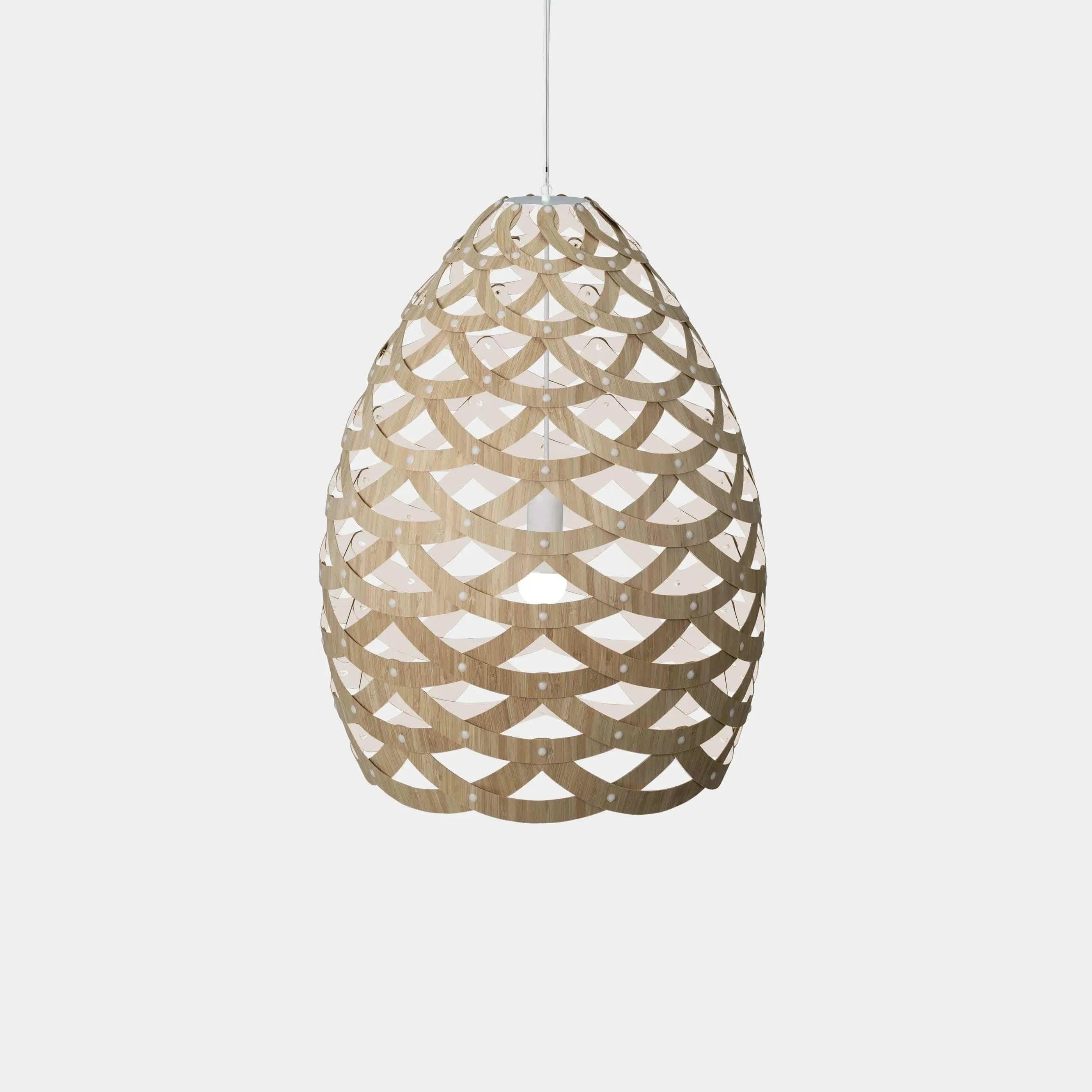 David Trubridge - Tui 900 Pendant - TUI-LARG-WHI-BMB-KIT-SET | Montreal Lighting & Hardware