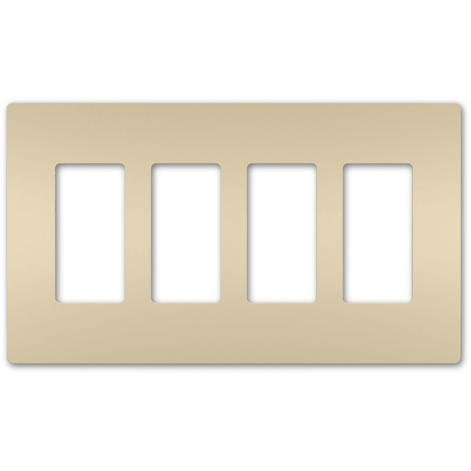 Legrand Radiant - radiant® Four-Gang Screwless Wall Plate - RWP264I | Montreal Lighting & Hardware