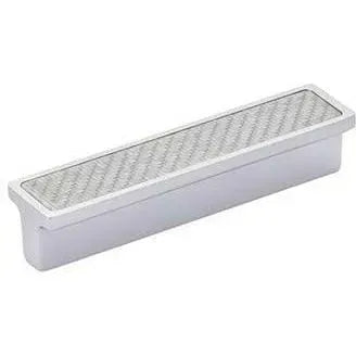 Emtek - Carbon Fiber Bin Pull - Silver - 86374US26 | Montreal Lighting & Hardware