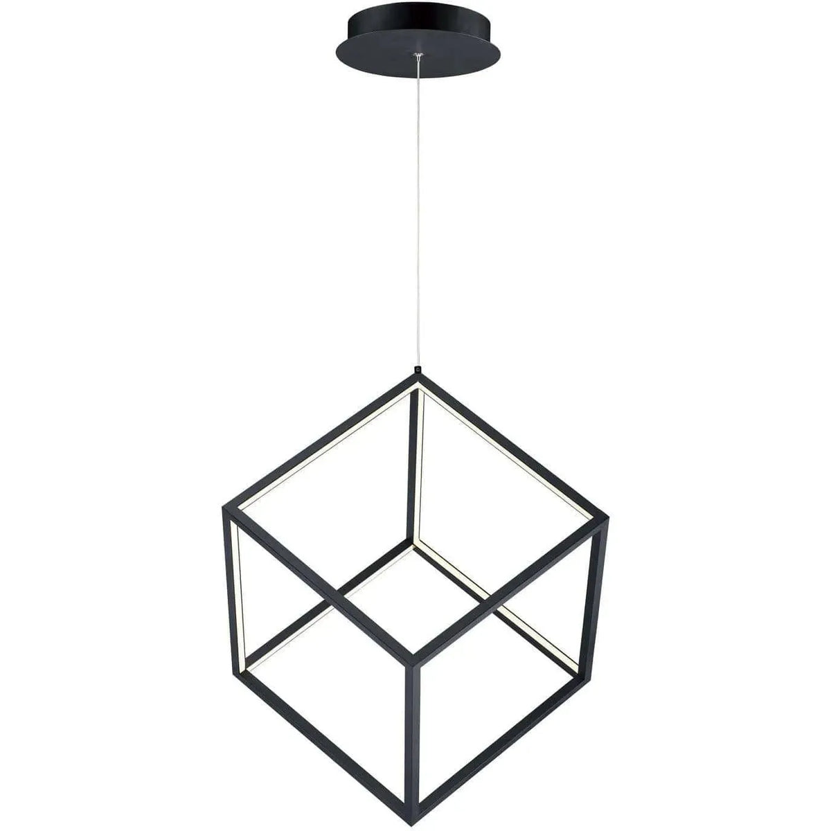 ET2 Lighting - 4 Square LED Pendant - E30582-BK | Montreal Lighting & Hardware