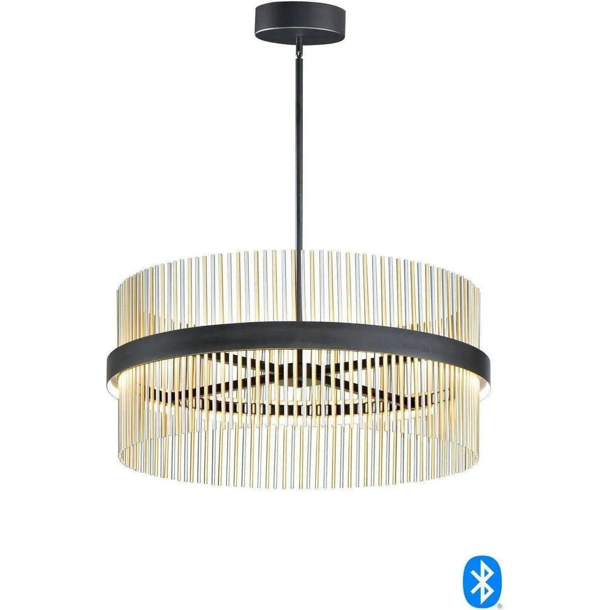 ET2 Lighting - Chimes LED Pendant - E34207-BKSNSBR | Montreal Lighting & Hardware
