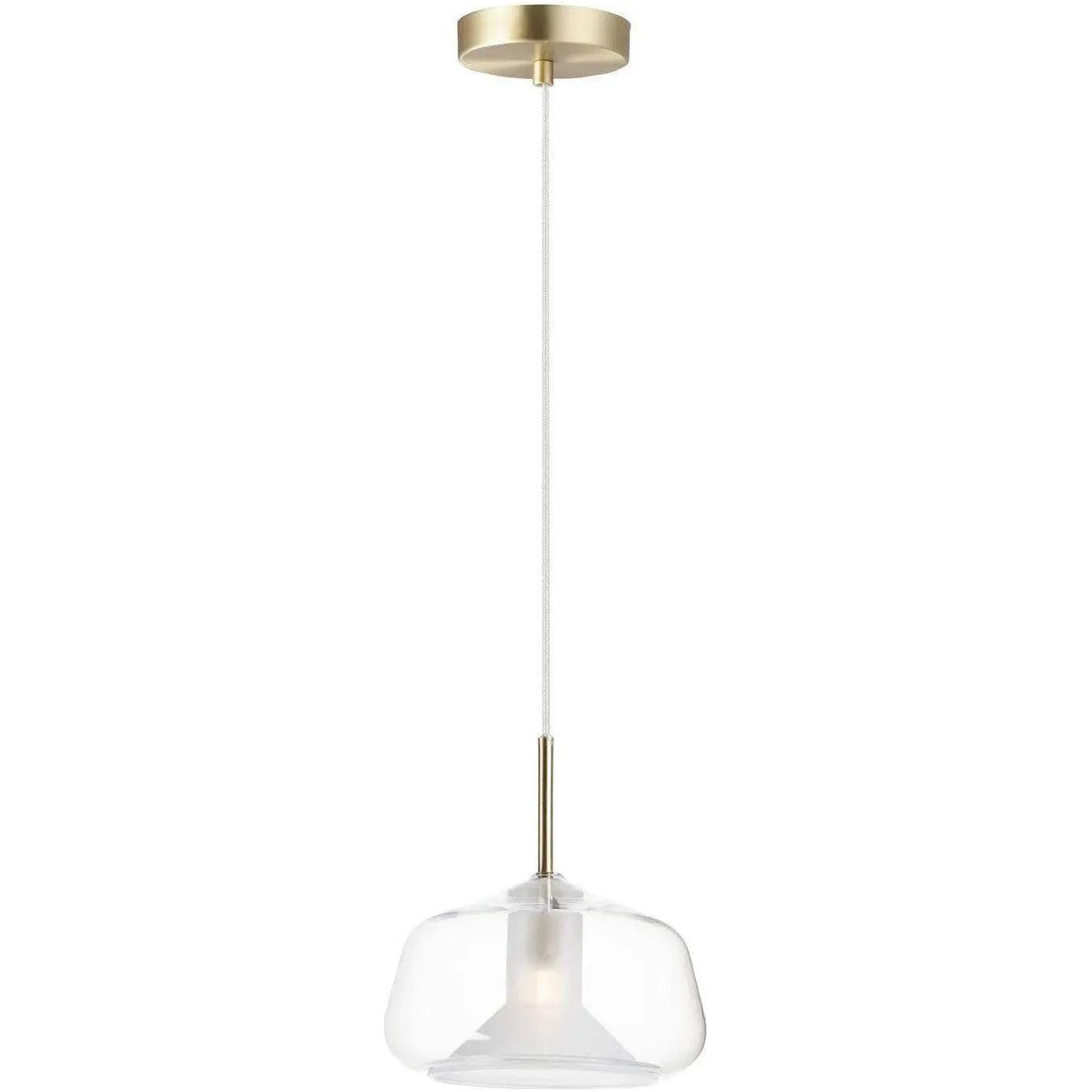 ET2 Lighting - Deuce LED Wide Pendant - E10042-18SBR | Montreal Lighting & Hardware