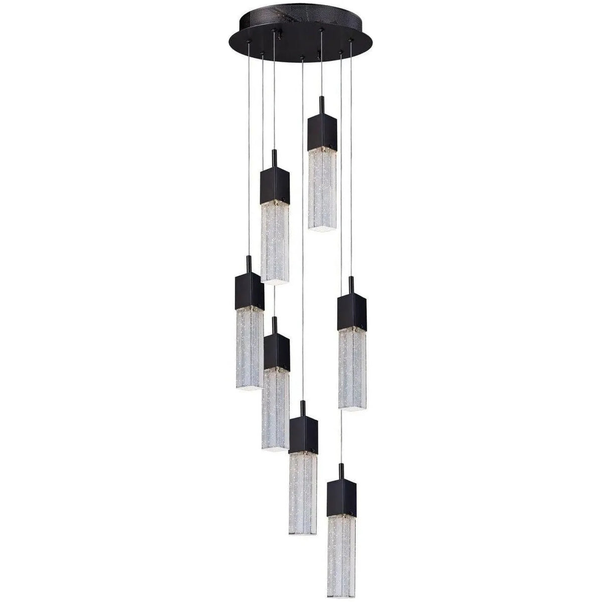ET2 Lighting - Fizz III LED Multi Pendant - E22767-89BZ | Montreal Lighting & Hardware