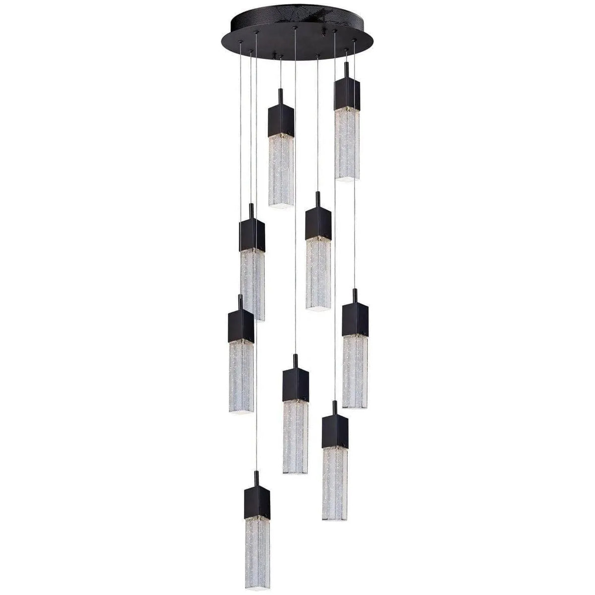 ET2 Lighting - Fizz III LED Multi Pendant - E22769-89BZ | Montreal Lighting & Hardware