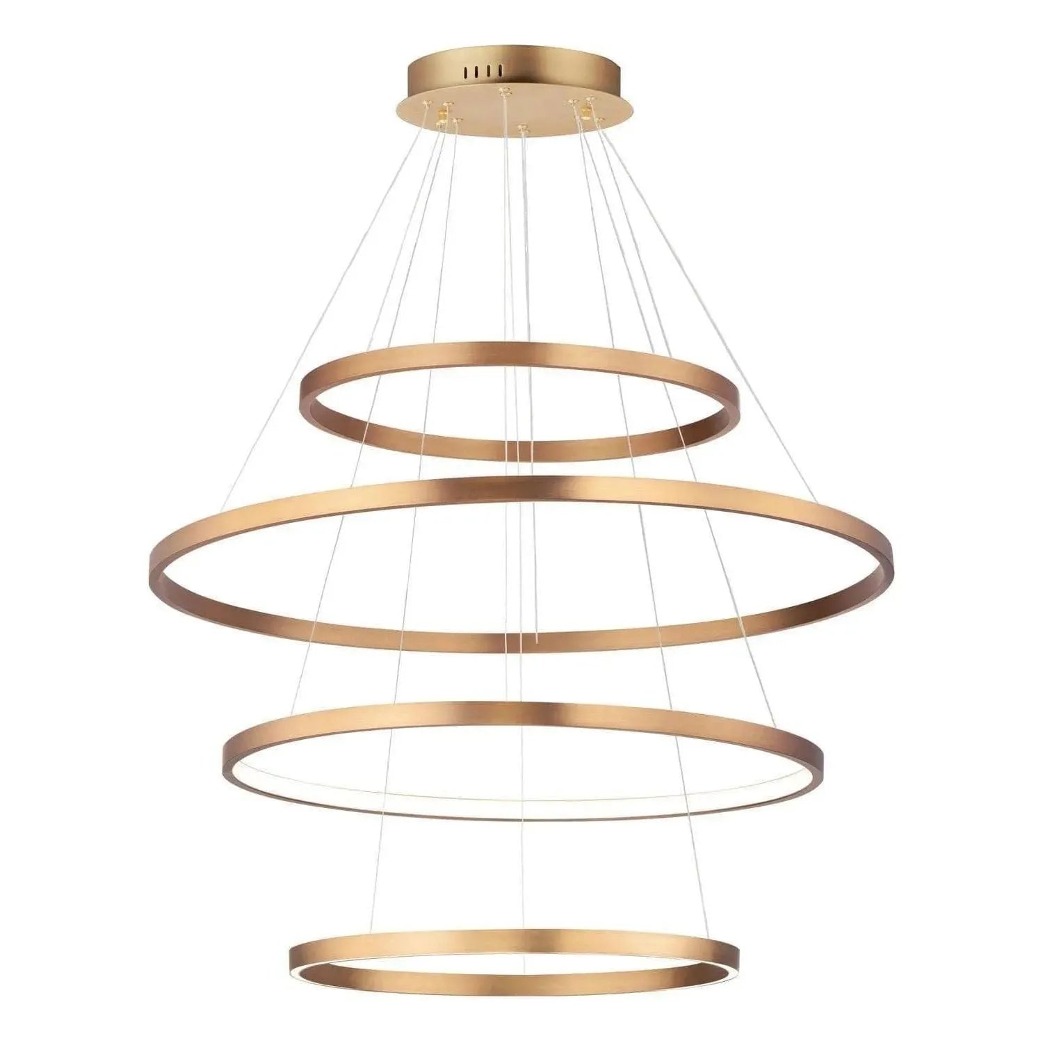 ET2 Lighting - Groove 5-Tier LED Pendant - E22729-BK | Montreal Lighting & Hardware