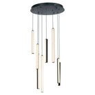 ET2 Lighting - Hover LED Round Multi Pendant - E21377-BK | Montreal Lighting & Hardware