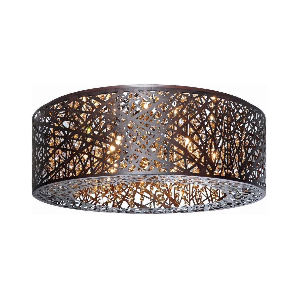 ET2 Lighting - Inca Flush Mount - E21301-10BZ | Montreal Lighting & Hardware