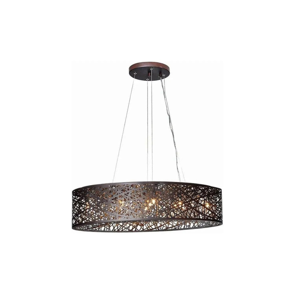 ET2 Lighting - Inca LED Linear Pendant - E21310-10BZ/BUL | Montreal Lighting & Hardware